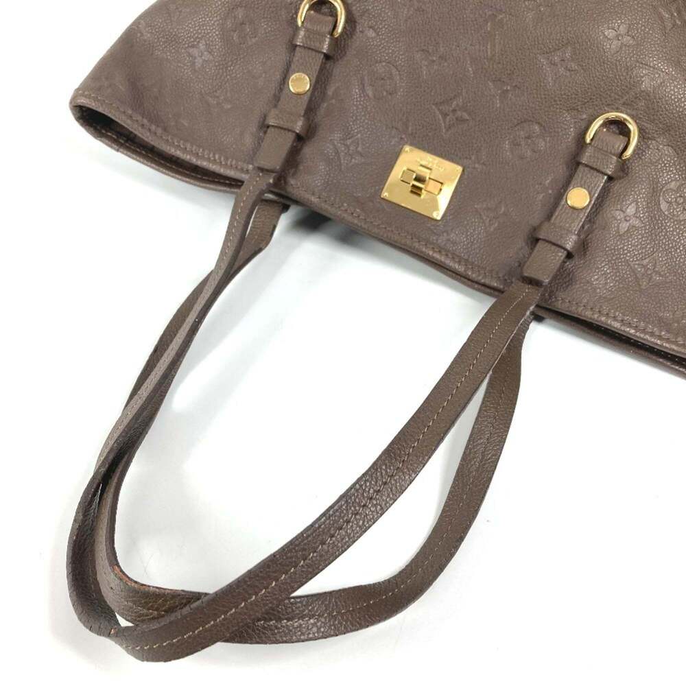 LOUIS VUITTON Authentic Brown Monogram Leather Shoulder Bag - Picture 8 of 16